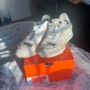 Nike White and Gray Sneakers